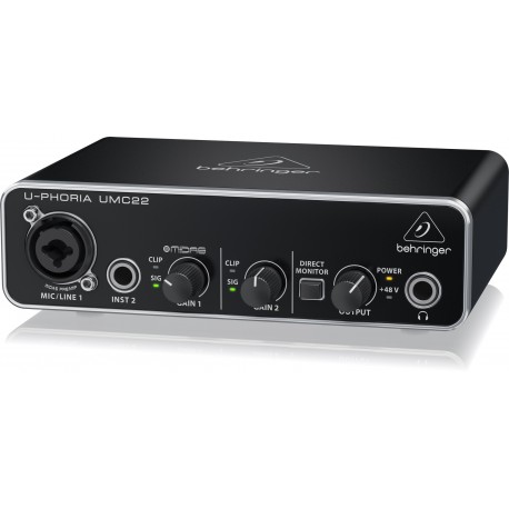 U-Phoria UMC22 Interfaz de Audio USB