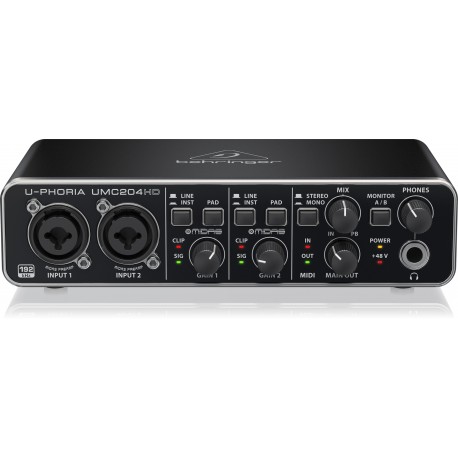 U-Phoria UMC204HD Interfaz de Audio USB