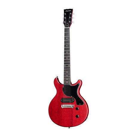 Harley Benton DC-Junior FAT Faded Cherry